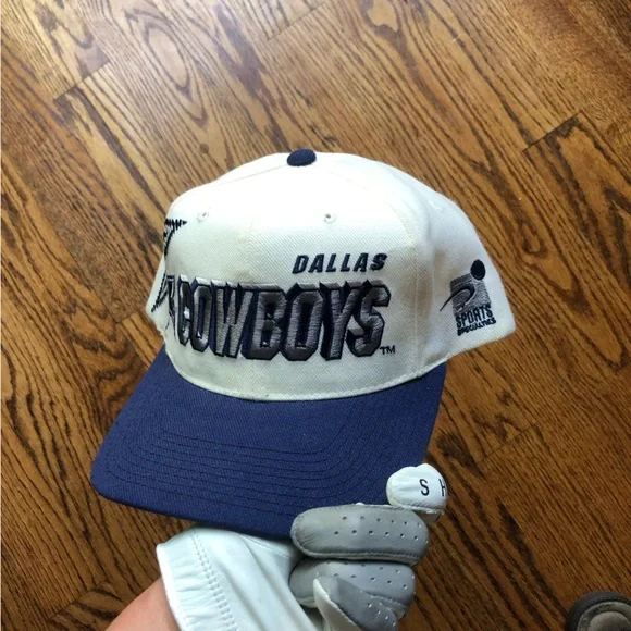 Dallas Cowboys Vintage Spell Out Snap Back - Picture 4 of 5